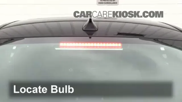 2012 BMW 550i xDrive 4.4L V8 Turbo Éclairage Feu de freinage central (remplacer l'ampoule)